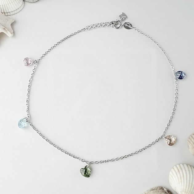 Srebrna Nanogica color Heart