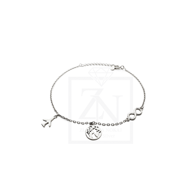 Srebrna narukvica Travel