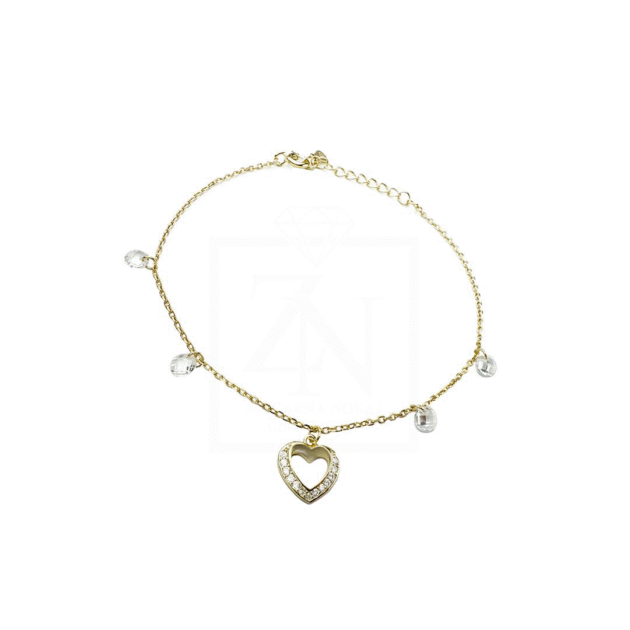 Srebrna narukvica Cristal Cuddle pozlata