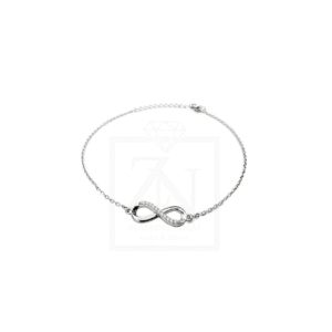 Srebrna narukvica Infinity