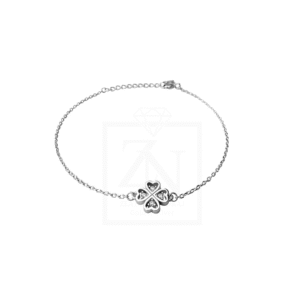 Srebrna narukvica Lucky