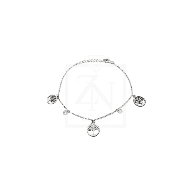 Srebrna narukvica Tree of Life