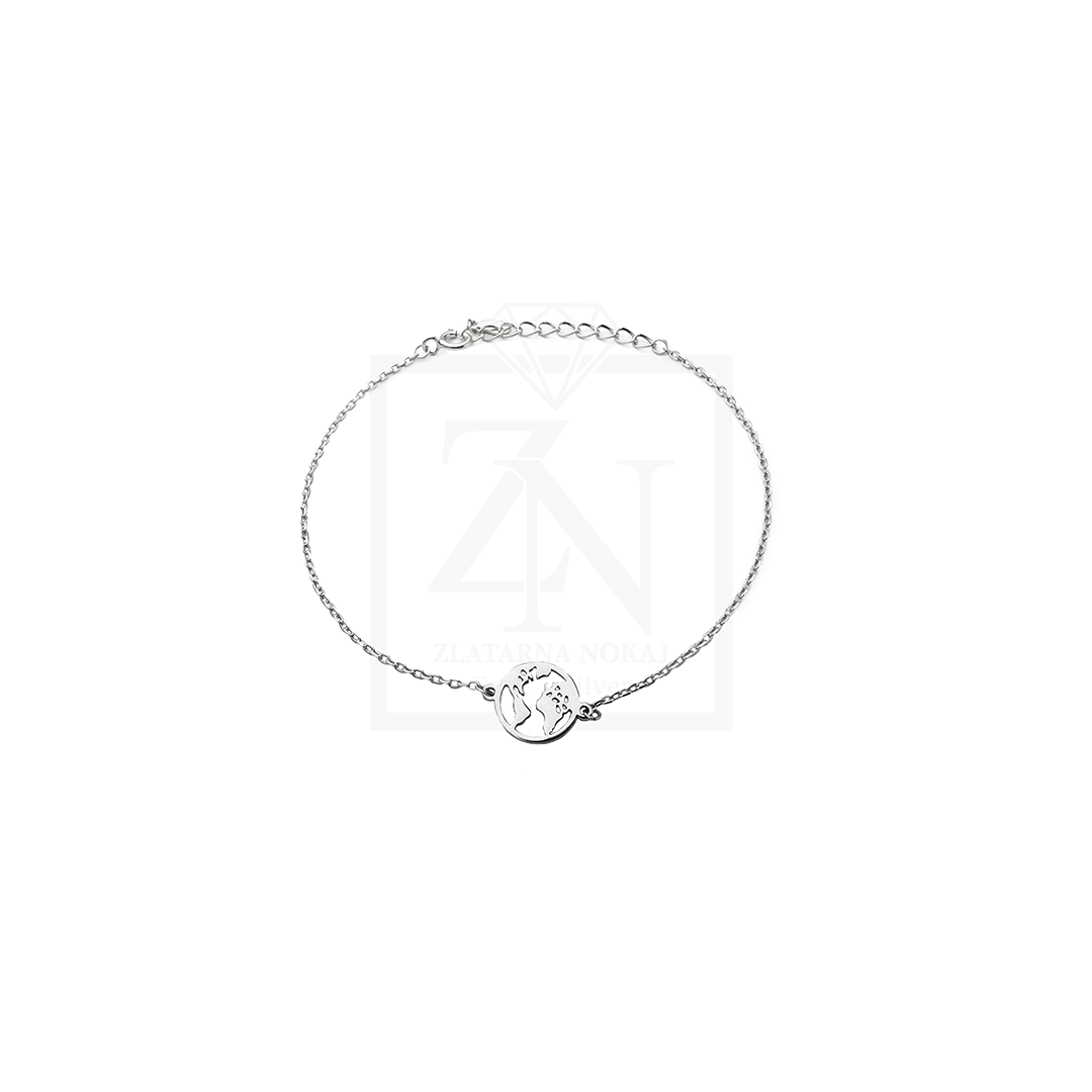 Srebrna narukvica Moon