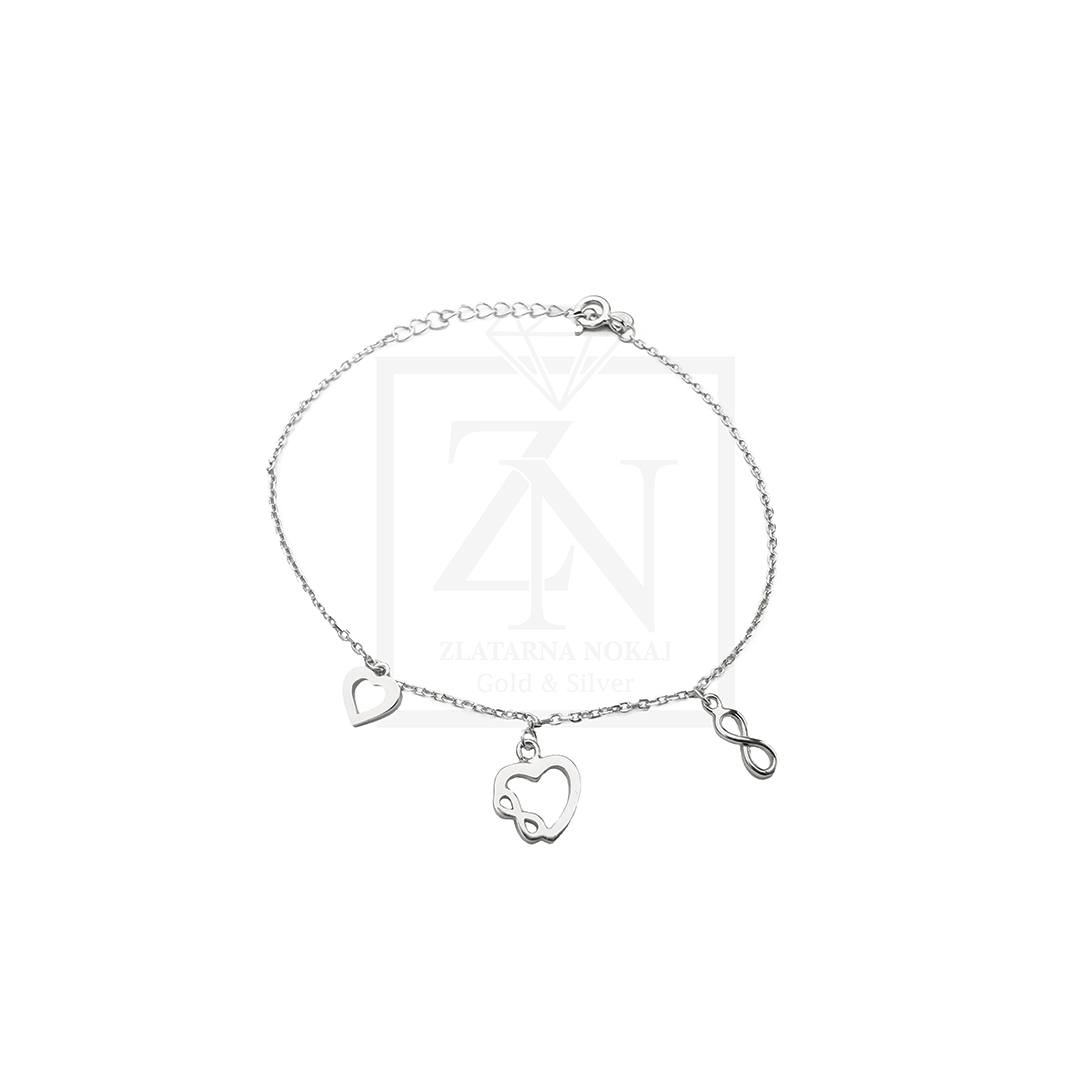 Srebrna narukvica Luvinity