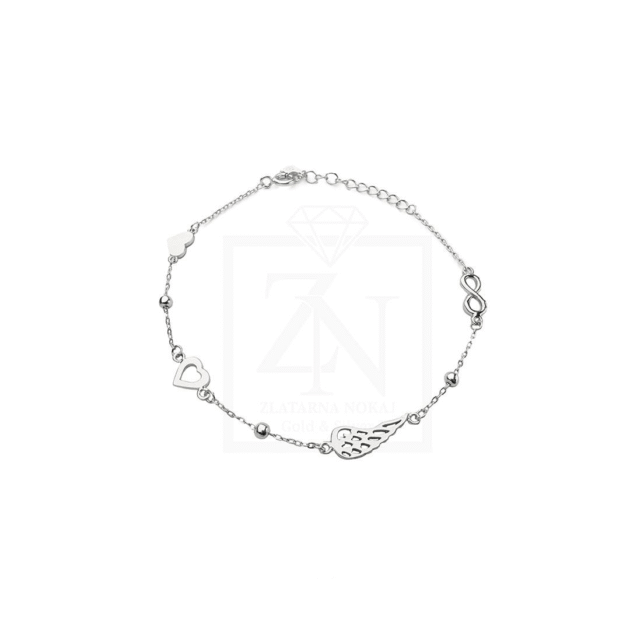 Srebrna narukvica Eternal Flight