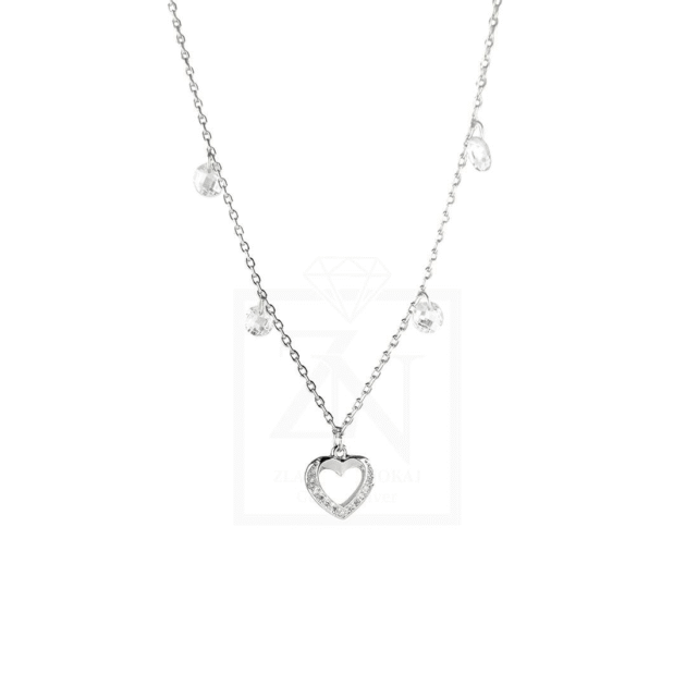 Srebrna ogrlica Cristal cuddle