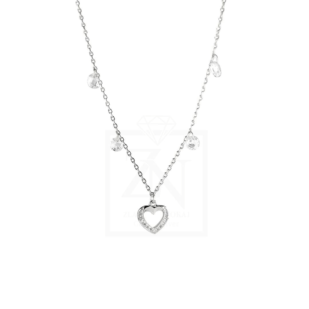 Srebrna ogrlica Cristal cuddle