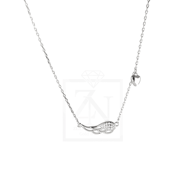 Srebrna ogrlica Angel wing