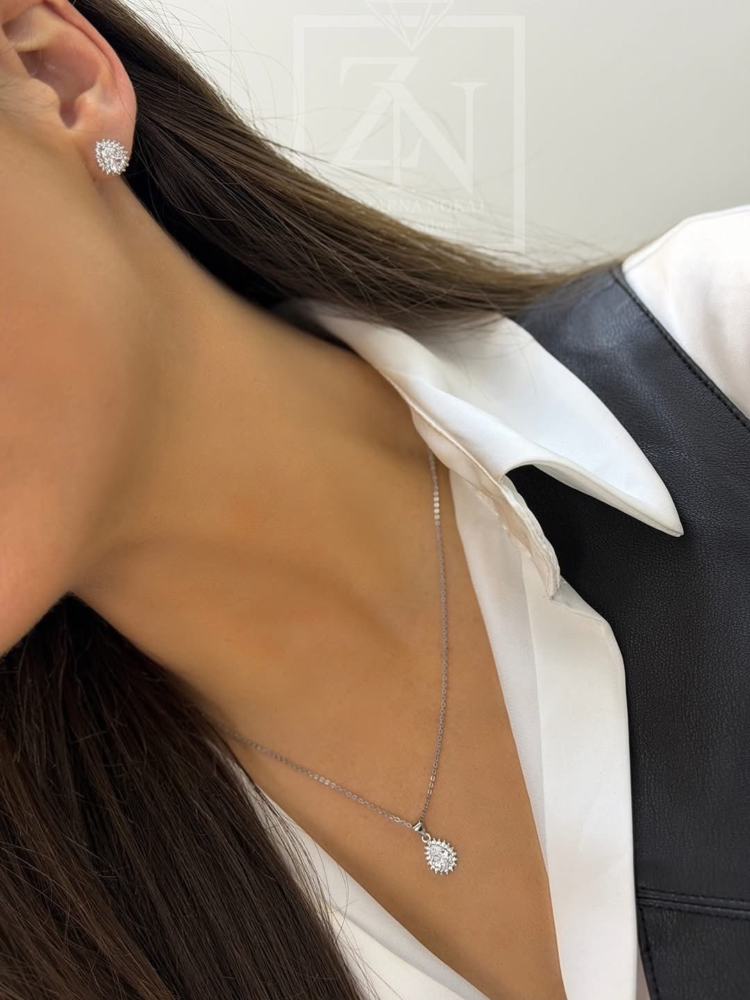 Srebrni kompleti Crystal Drop - Slika 2