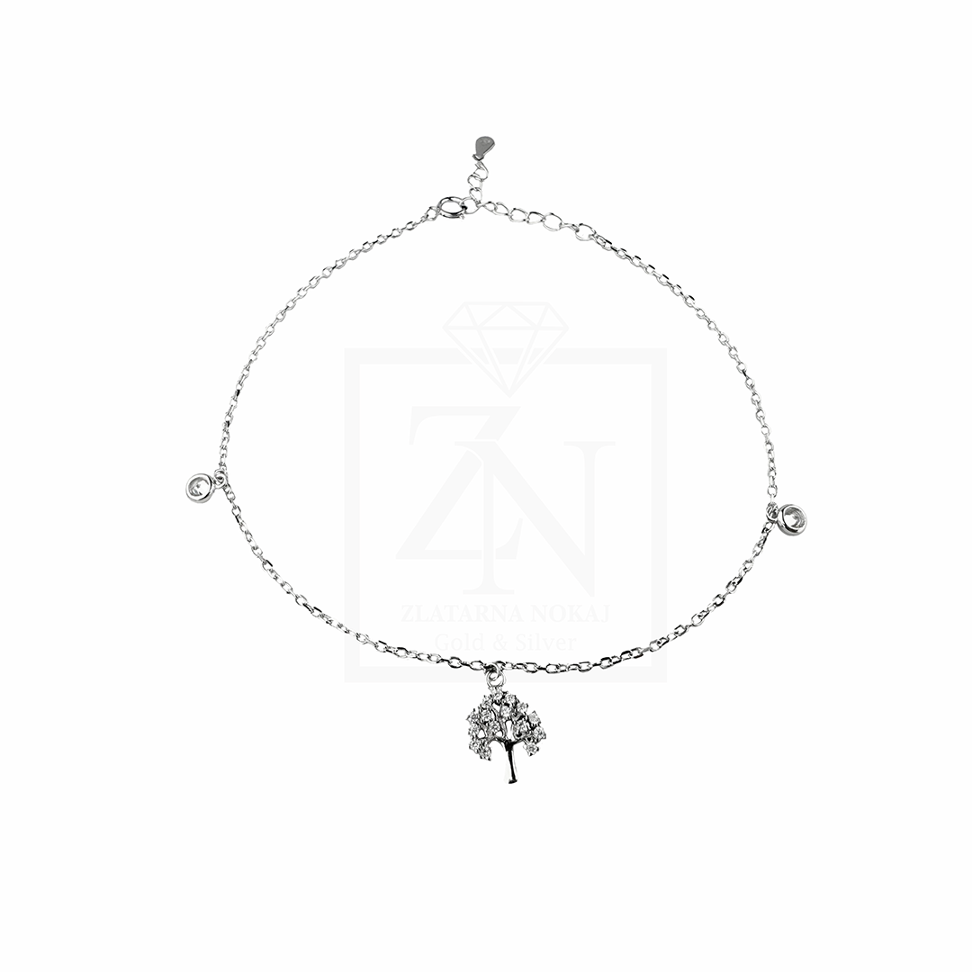 Srebrna narukvica Drvo Života