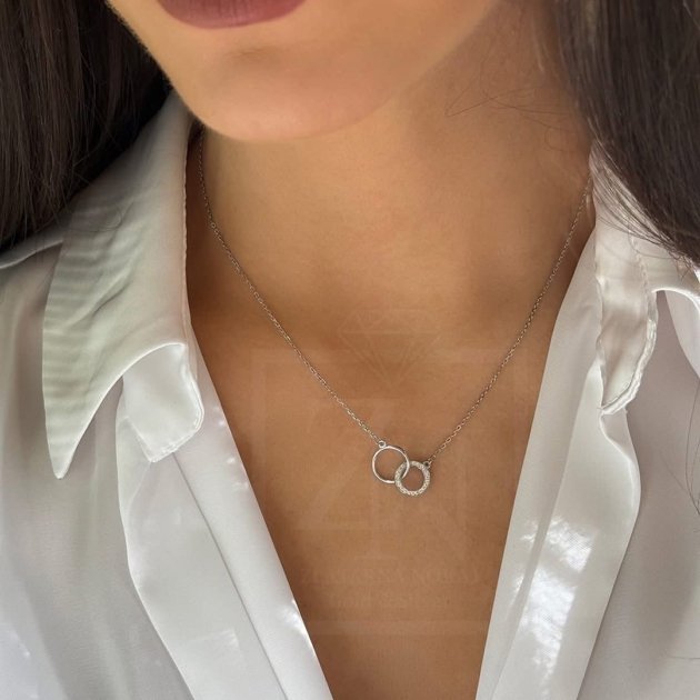 Srebrna ogrlica Infinite connection