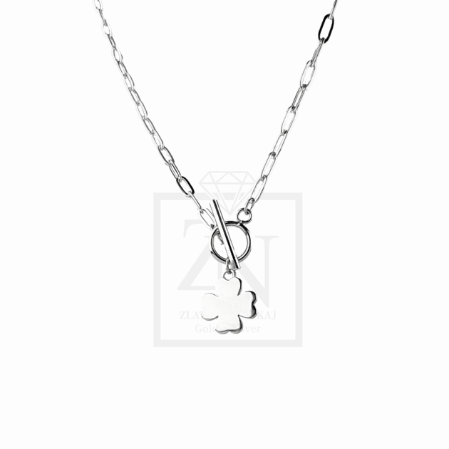 Srebrna ogrlica Djetelina