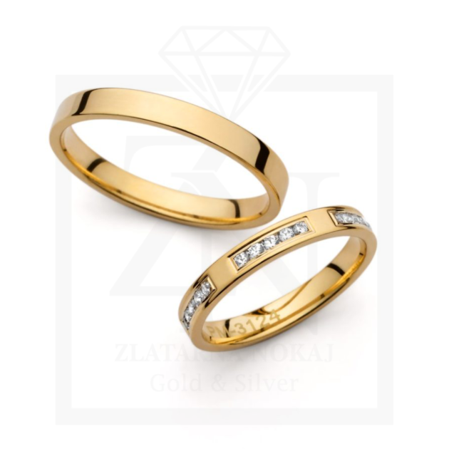 Vjenčani prsten model ZN-3124