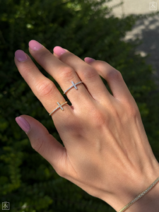 Srebrni Prsten Silver Cross Classic Ring