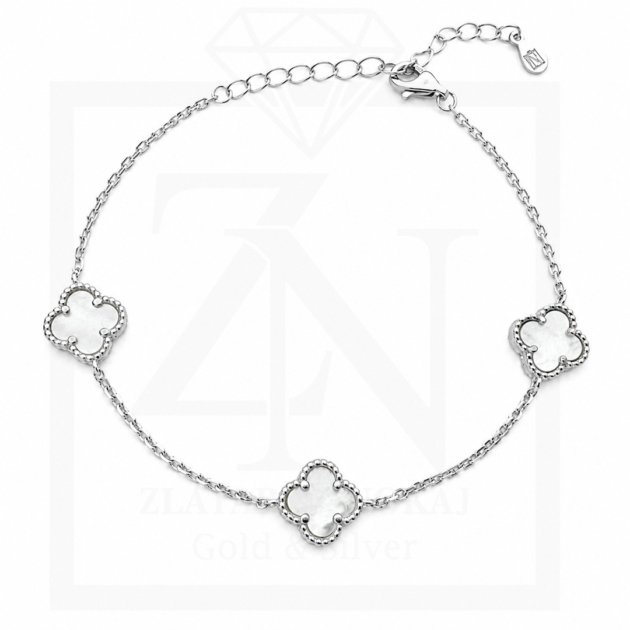 Srebrna narukvica Clover Elegance Bracelet