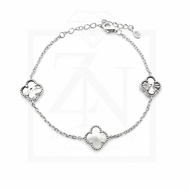 Srebrna narukvica Clover Luxe Bracelet