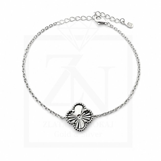 Srebrna narukvica Clover Harmony Bracelet