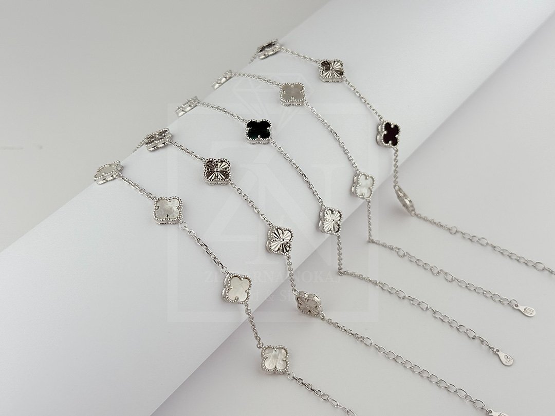 Srebrna narukvica Clover Chic Bracelet - Slika 2