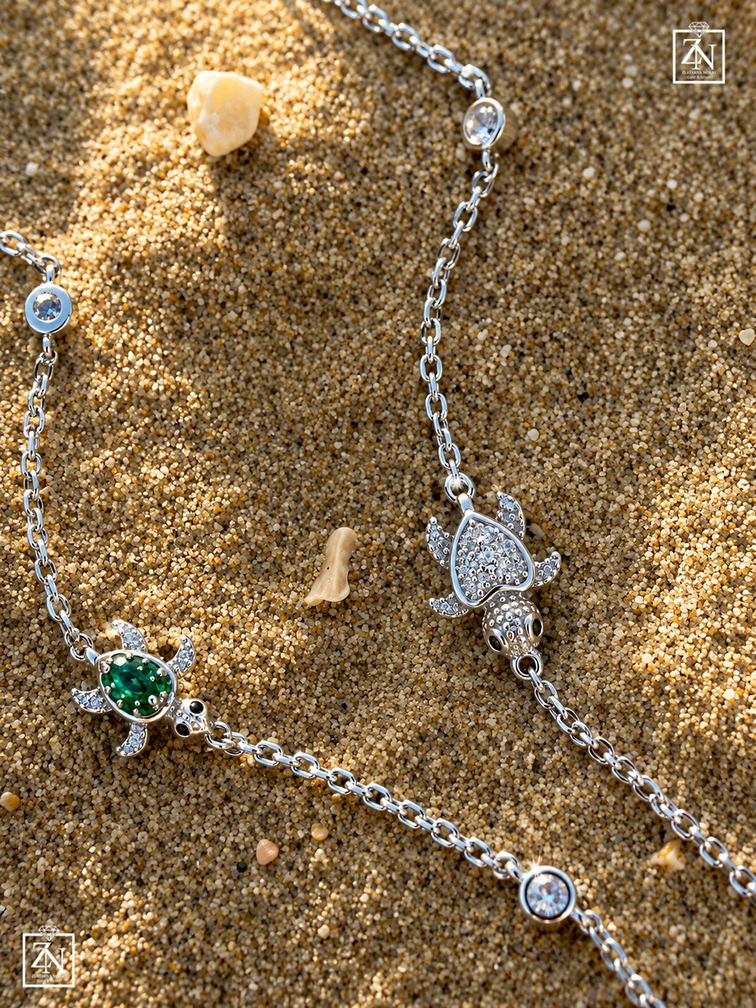 Srebrna narukvica Sea Turtle Bracelet